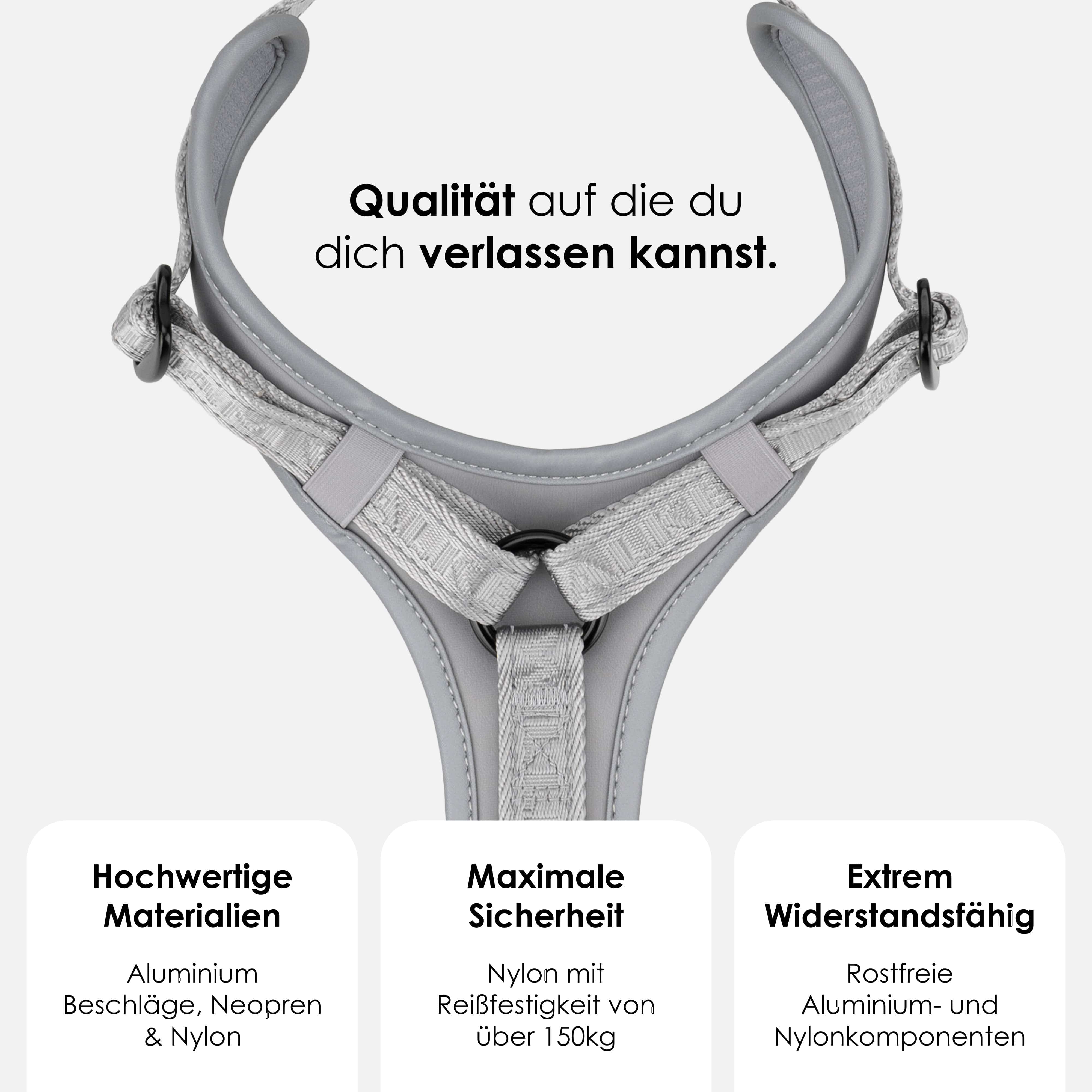 William Walker Hochwertiges Y-Hundegeschirr Lunar (Reflektierend)