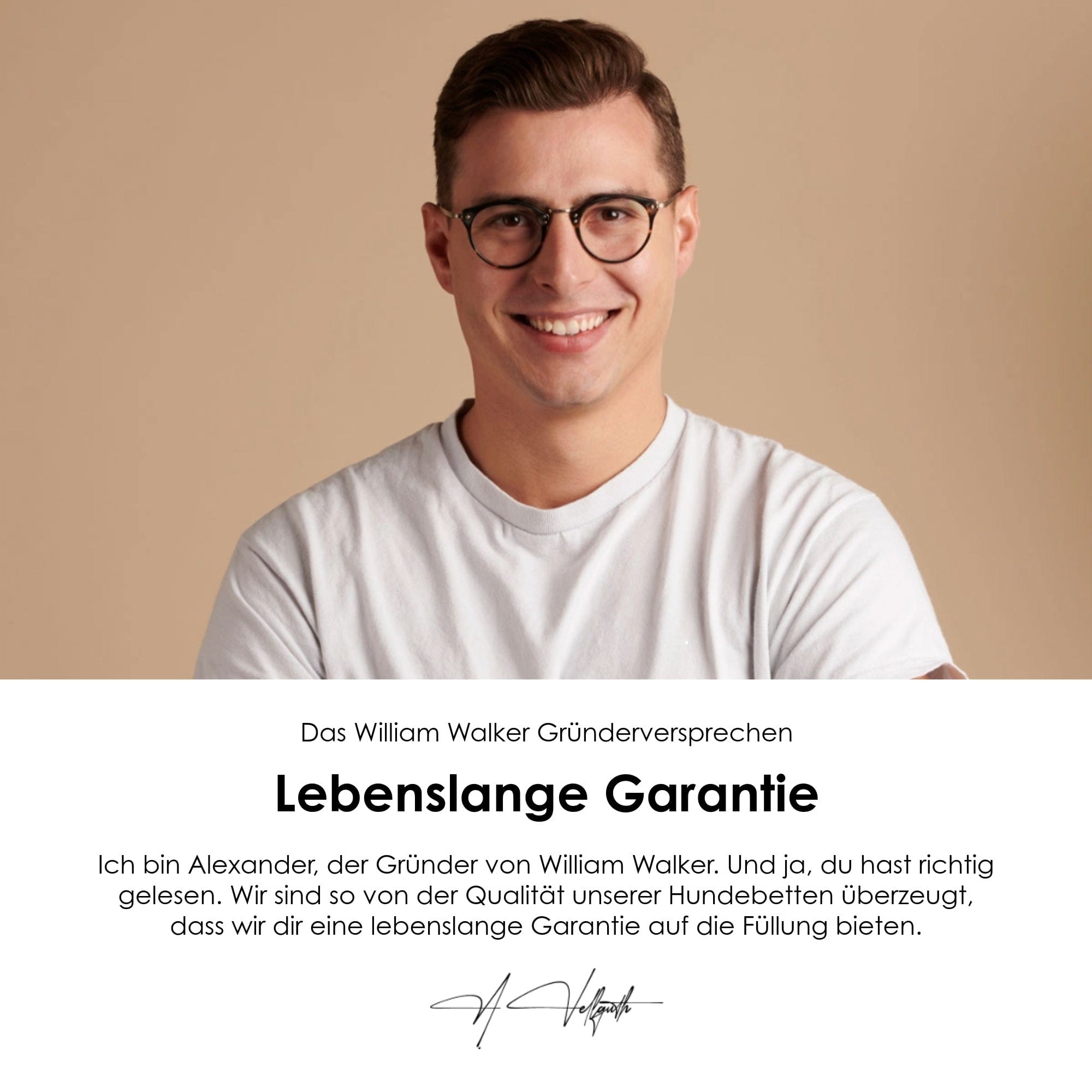 William Walker Orthopädisches Cord Hundebett Charcoal (Grau)