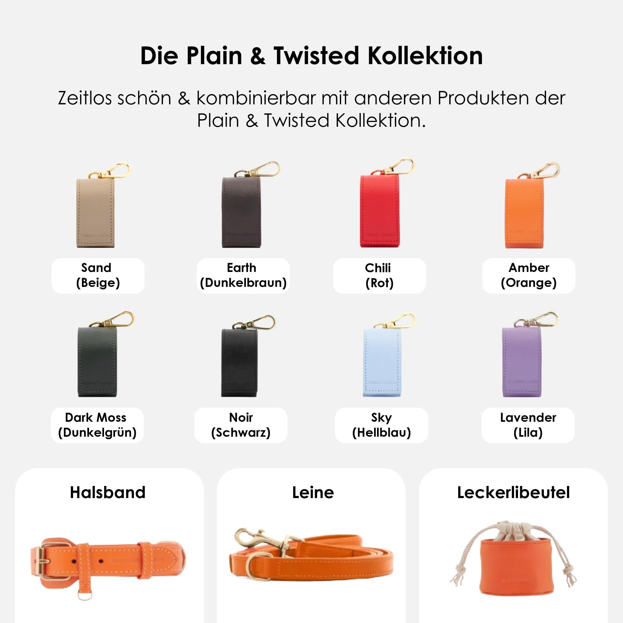 William Walker Kotbeutelspender Amber (Orange)