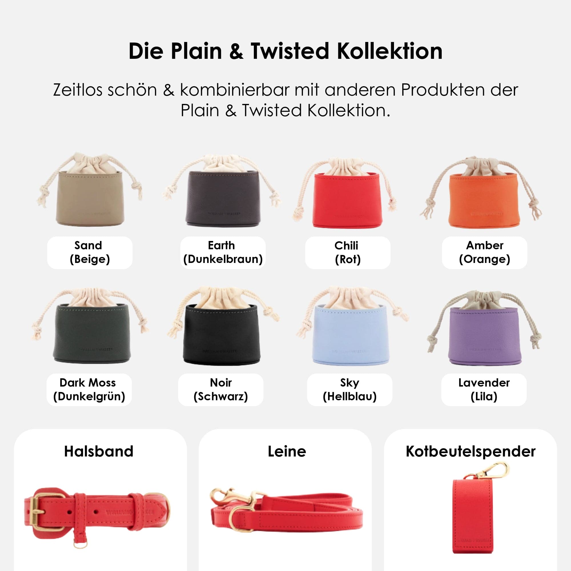 William Walker Leckerlibeutel Chili (Rot)