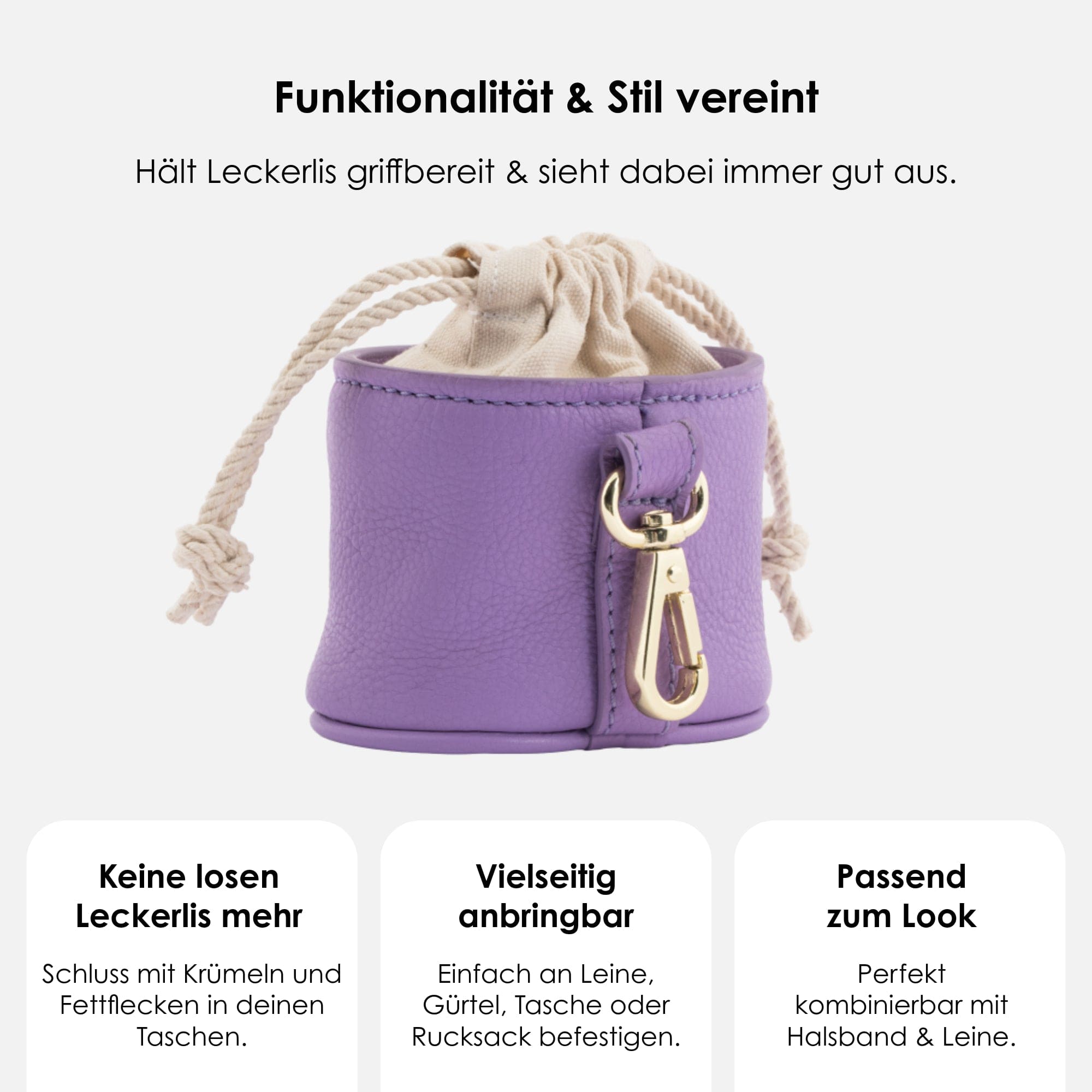 William Walker Leckerlibeutel Lavender (Lila)