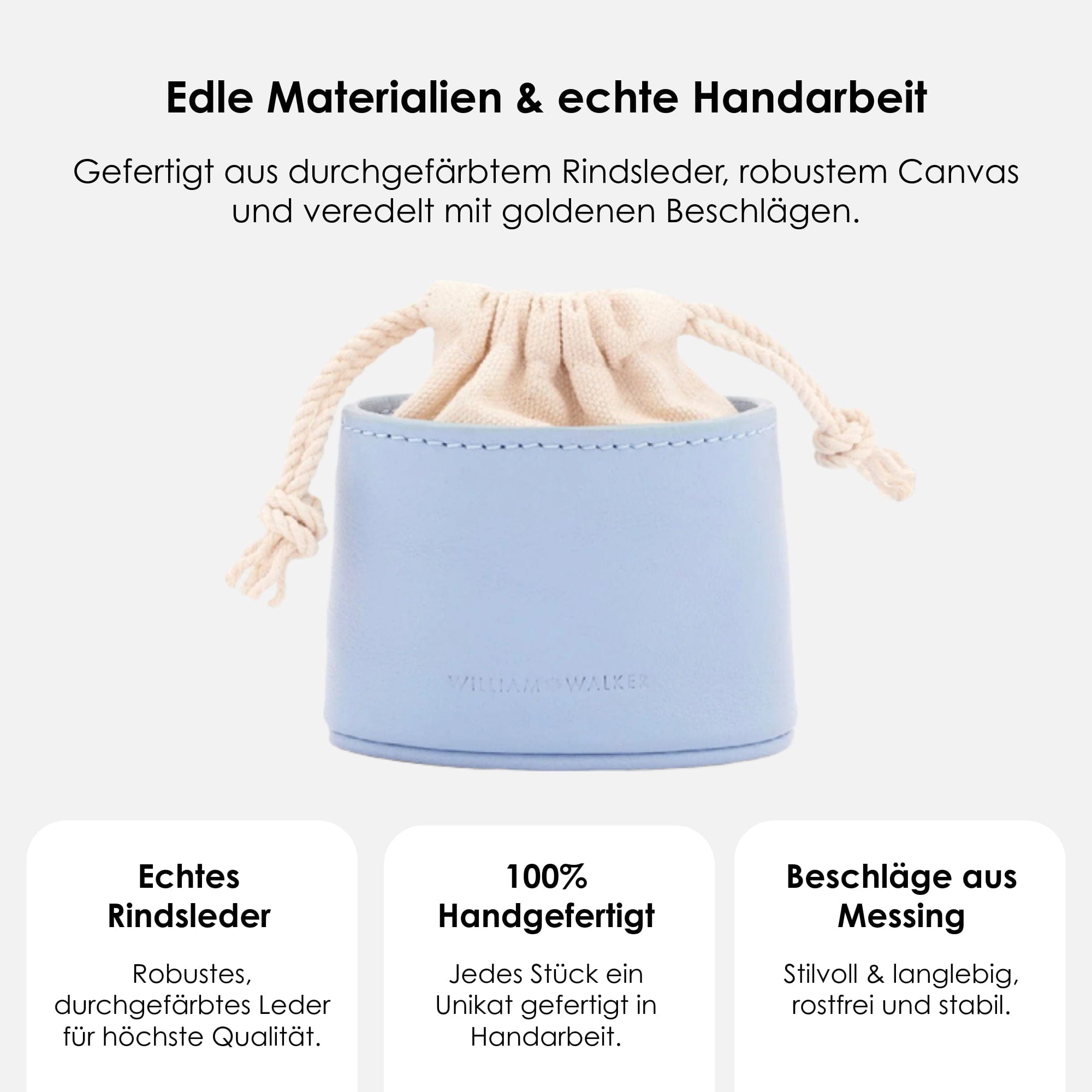 William Walker Leckerlibeutel Sky (Baby-Blau)