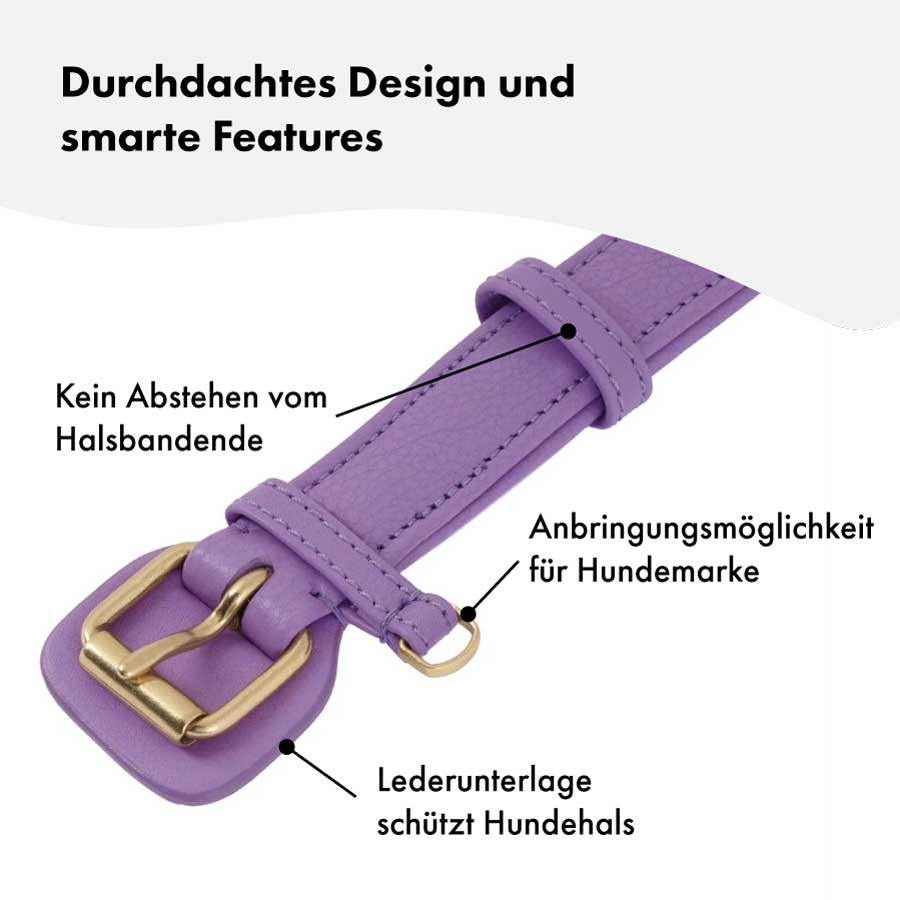 William Walker Hundehalsband Lavender