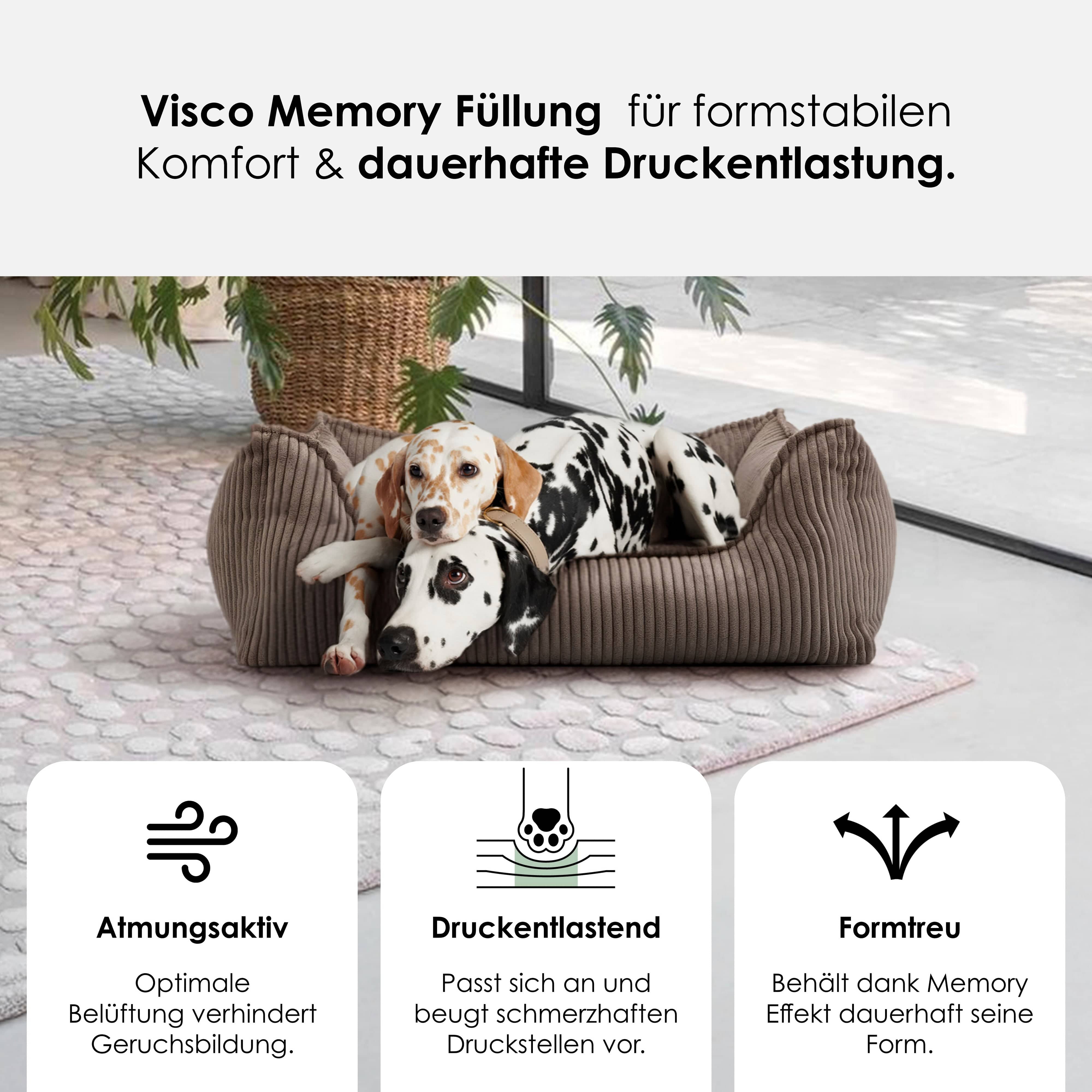 William Walker Orthopädisches Hundebett Cord