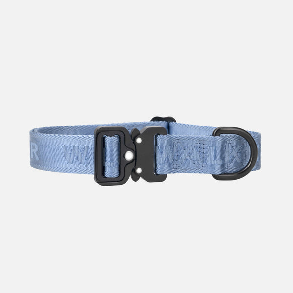 Jacquard Nylon Dog Collar Sky (blue)