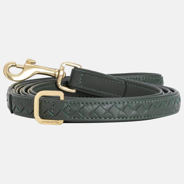 Premium Leather Dog Leash Prestige Forest