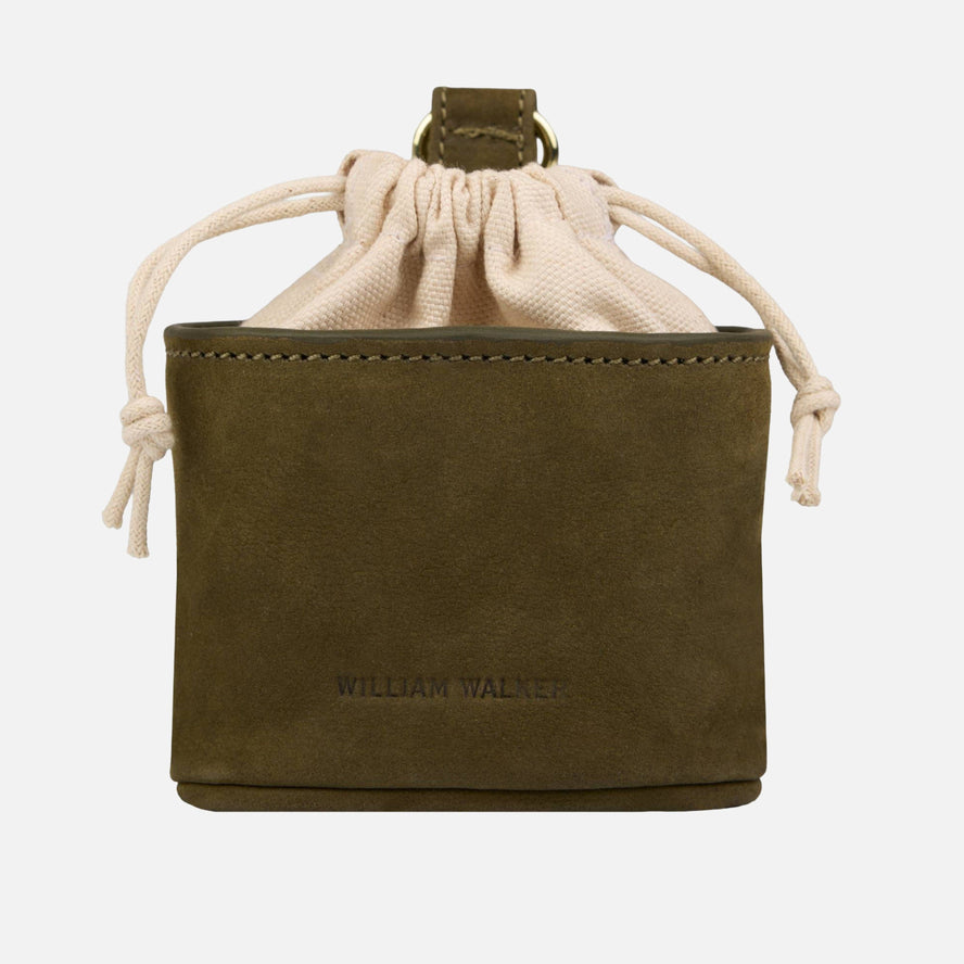 William Walker Leckerlibeutel aus wasserfestem Nubukleder