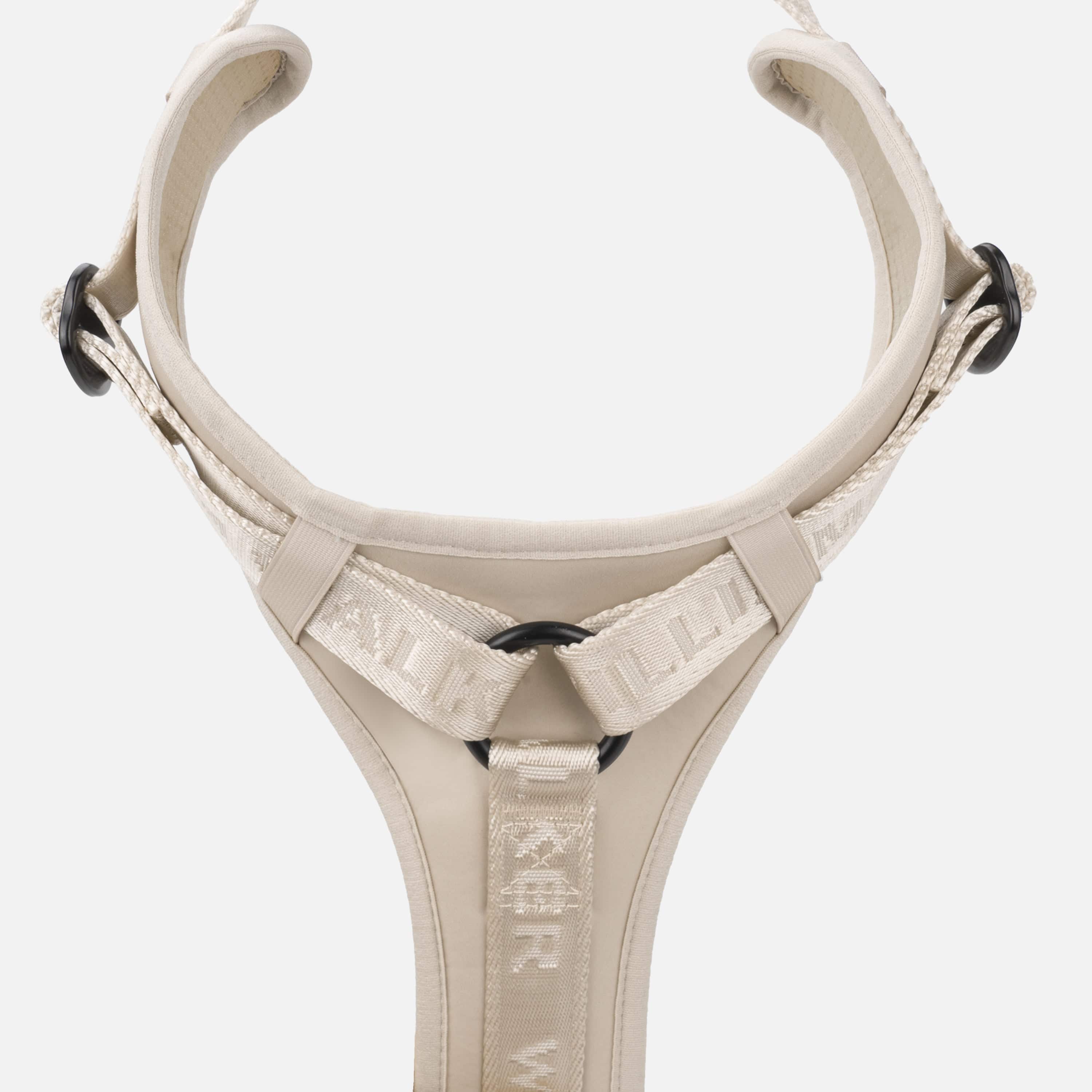 William Walker Hochwertiges Y-Hundegeschirr Sand (beige)